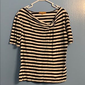 Black and white striped women’s shirt  Large